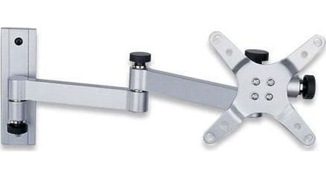 Supporto a muro per TV LED LCD 13-30'' inclinabile 3 snodi silver in Supporti da parete e da soffitto Scontolo.net - Potenza, commercioVirtuoso.it