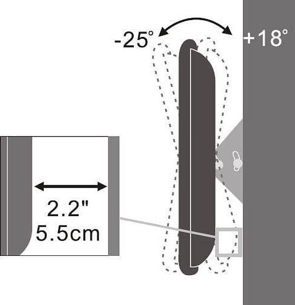 Supporto a muro per TV LED LCD 13''-31'' inclinabile in Supporti da parete e da soffitto Scontolo.net - Potenza, commercioVirtuoso.it