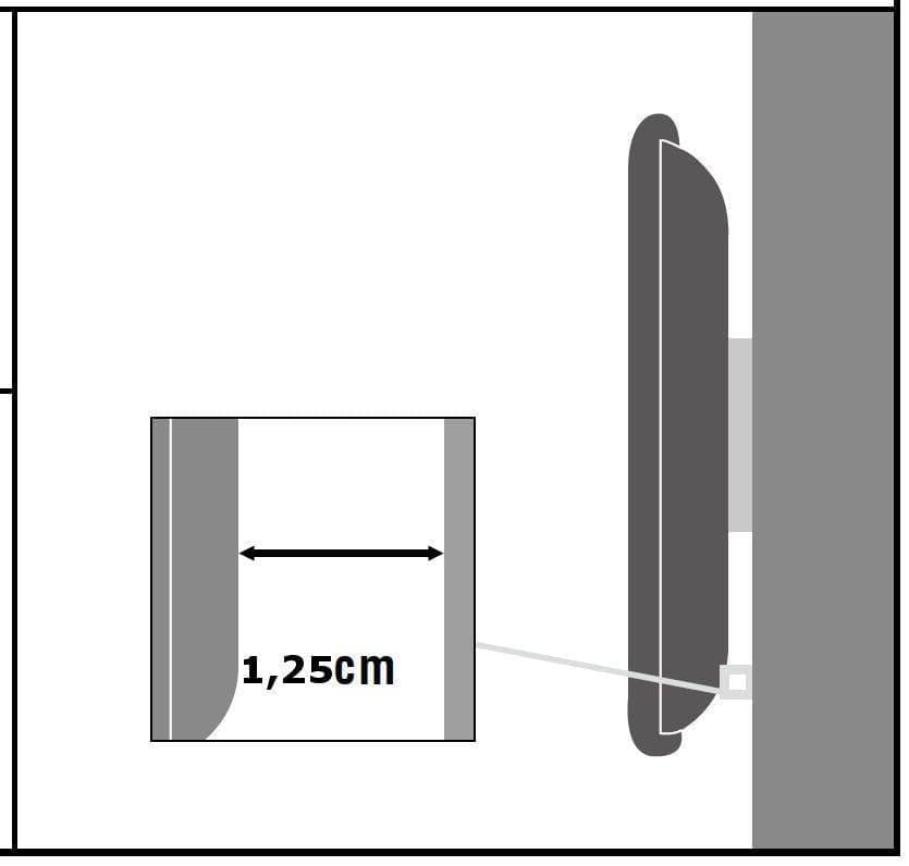 Supporto a muro per TV LED LCD 13''-37'' fisso Nero in Supporti da parete e da soffitto Scontolo.net - Potenza, commercioVirtuoso.it