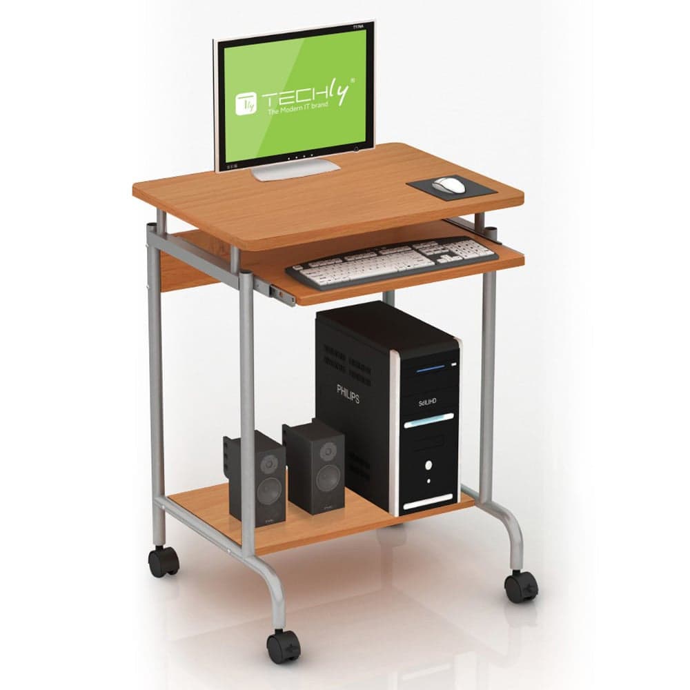 Scrivania Mobile ''Compact'' per Computer Ripiano Tastiera Scorrevole in Scrivanie Scontolo.net - Potenza, commercioVirtuoso.it