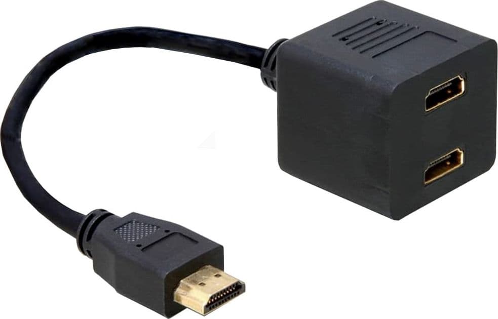 Cavo Video Splitter HDMI&trade M a 2 x HDMI&trade F in Adattatori Scontolo.net - Potenza, commercioVirtuoso.it