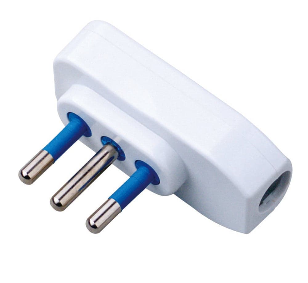 Spina ribassata 2P+T 10A Bianco in Spine elettriche di corrente alterna Scontolo.net - Potenza, commercioVirtuoso.it