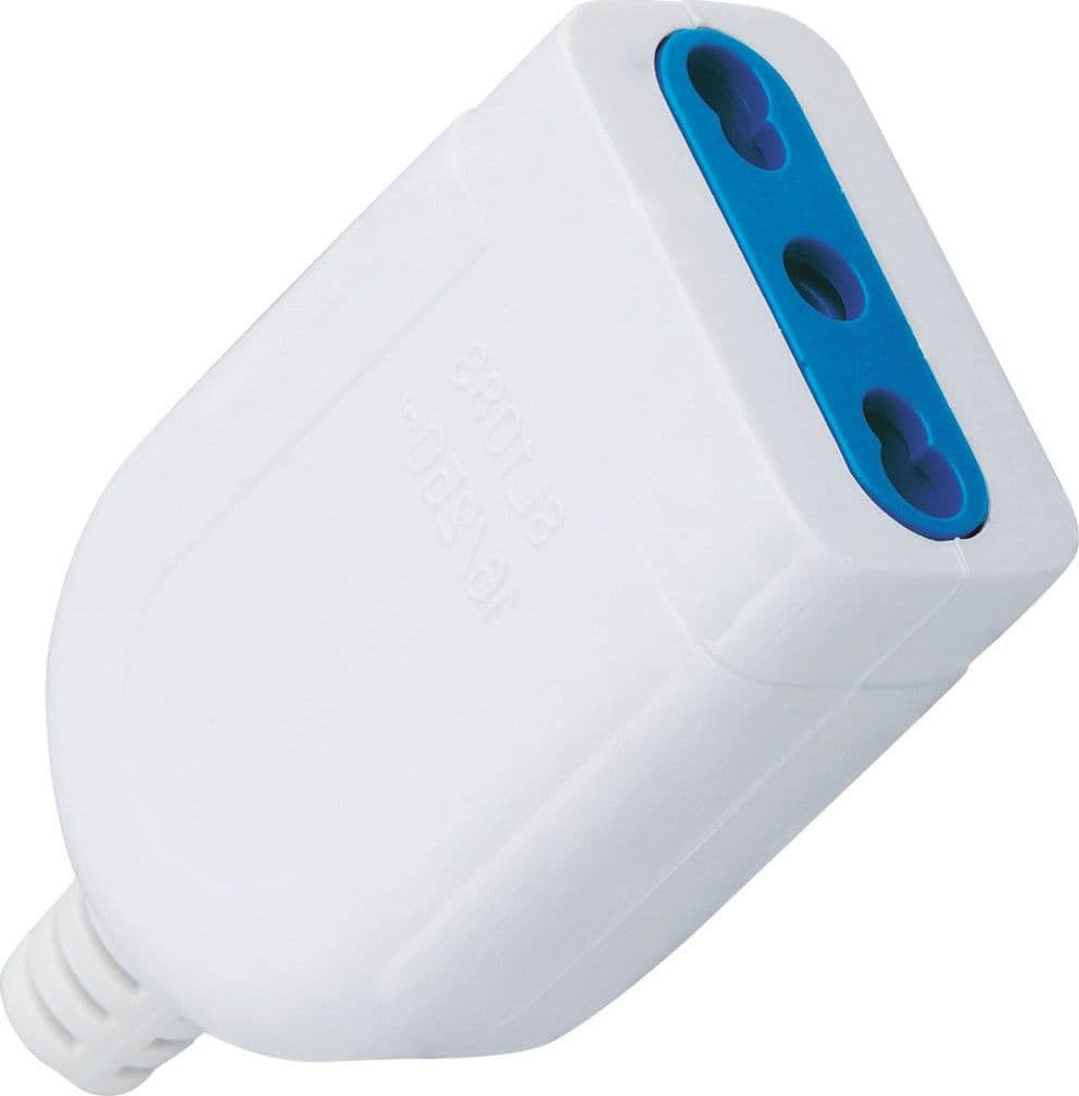 Presa 2P+T 16A Bipasso Bianco in Prese a muro Scontolo.net - Potenza, commercioVirtuoso.it
