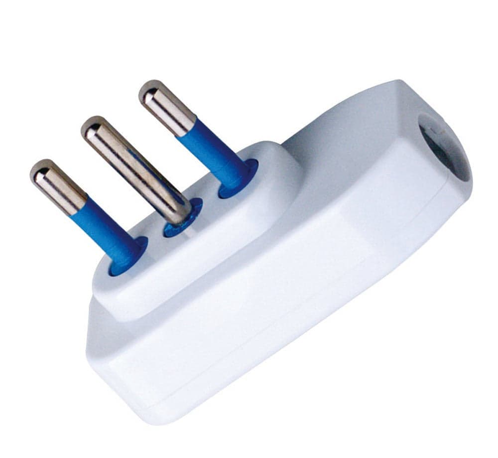 Spina ribassata 2P+T 10A Bianco in Spine elettriche di corrente alterna Scontolo.net - Potenza, commercioVirtuoso.it