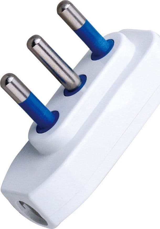 Spina ribassata 2P+T 16A Bianco in Spine elettriche di corrente alterna Scontolo.net - Potenza, commercioVirtuoso.it