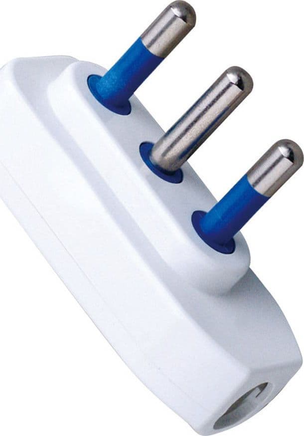 Spina ribassata 2P+T 16A Bianco in Spine elettriche di corrente alterna Scontolo.net - Potenza, commercioVirtuoso.it