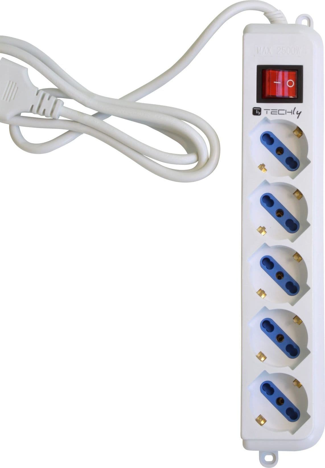 Multipresa 5 Posti Italiana Bipasso / Schuko