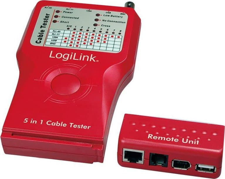 Tester di Rete per Cavi Firewire RJ45 Cat. 5 e 6, ISDN, USB e BNC in Tester per circuiti elettrici Scontolo.net - Potenza, commercioVirtuoso.it