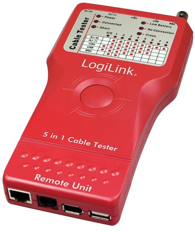 Tester di Rete per Cavi Firewire RJ45 Cat. 5 e 6, ISDN, USB e BNC in Tester per circuiti elettrici Scontolo.net - Potenza, commercioVirtuoso.it