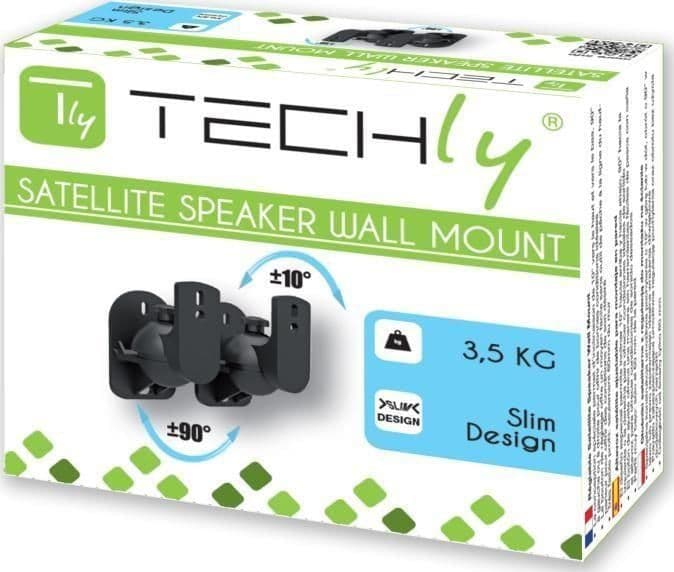 Coppia Staffe Speakers a Parete Universali Regolabili