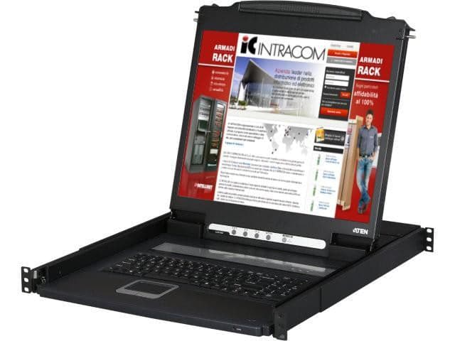 Console USB-PS2 VGA con LCD 17'' da rack 19'', CL1000M in  Scontolo.net - Potenza, commercioVirtuoso.it