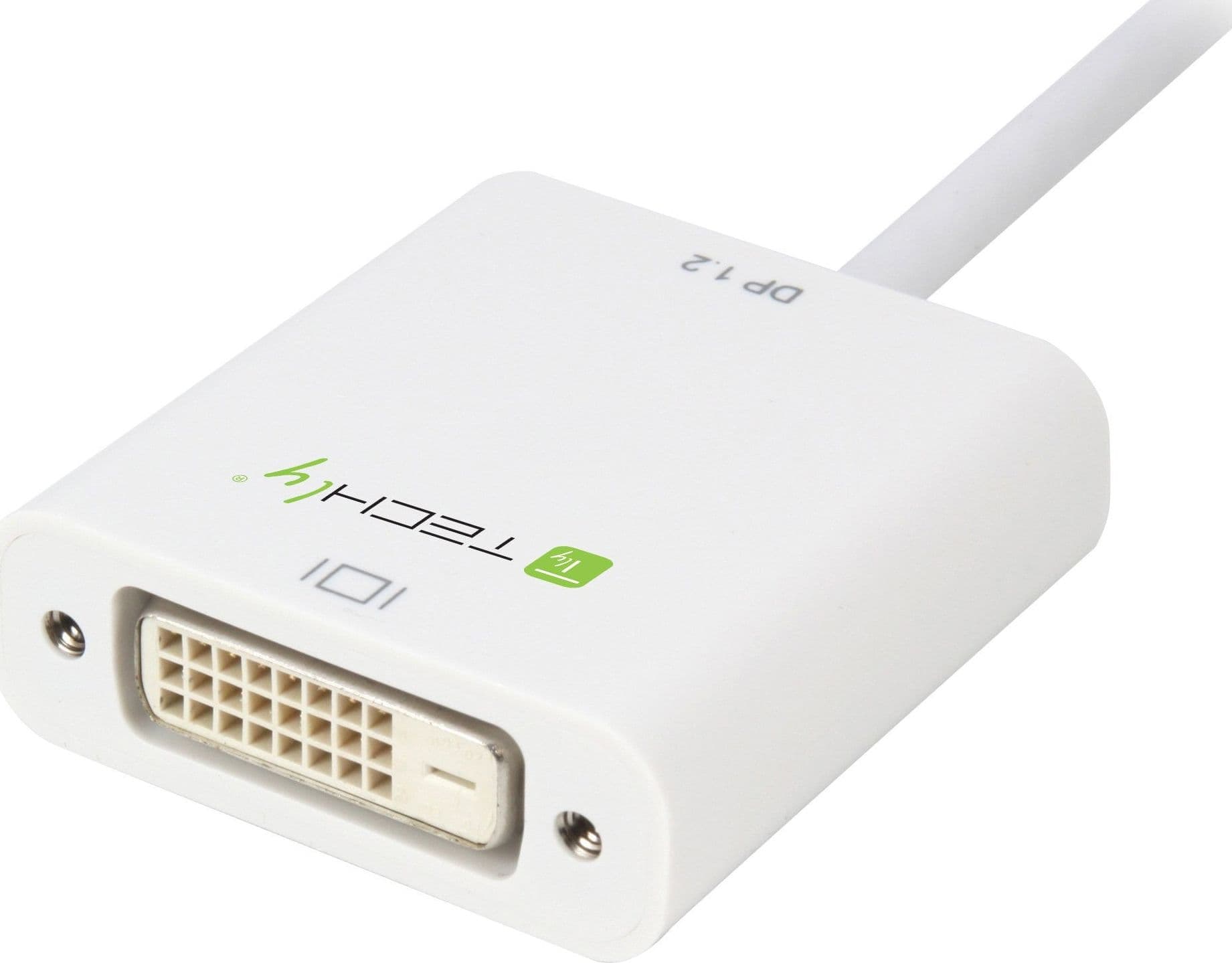 Adattatore DisplayPort 1.2 Maschio / DVI Femmina 15cm Bianco