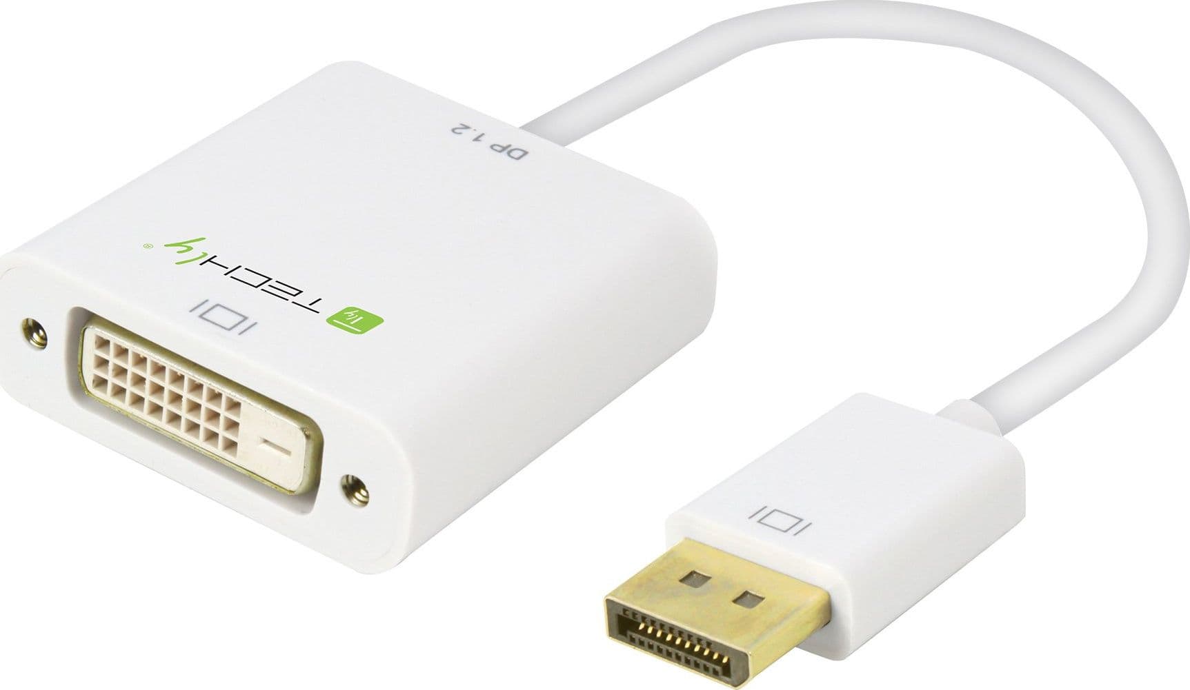 Adattatore DisplayPort 1.2 Maschio / DVI Femmina 15cm Bianco in  Scontolo.net - Potenza, commercioVirtuoso.it