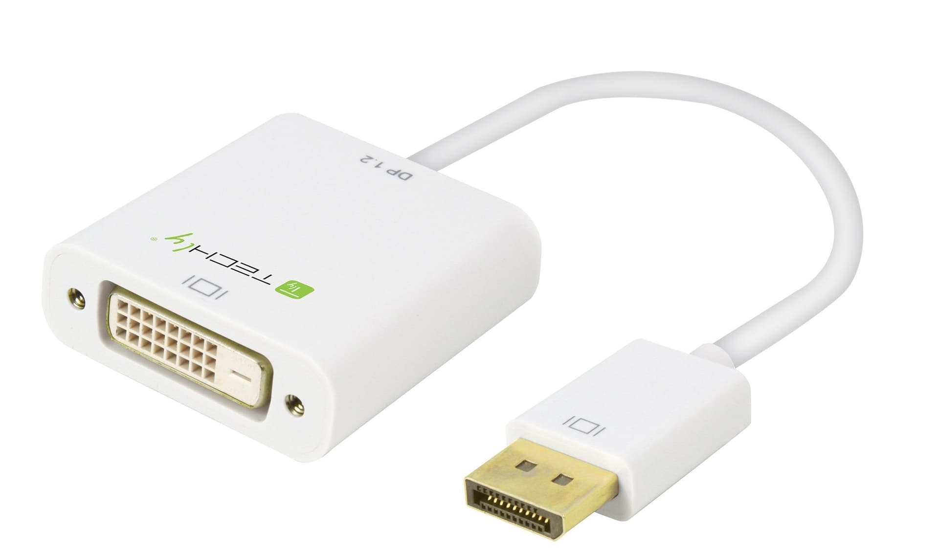 Adattatore DisplayPort 1.2 Maschio / DVI Femmina 15cm Bianco in  Scontolo.net - Potenza, commercioVirtuoso.it