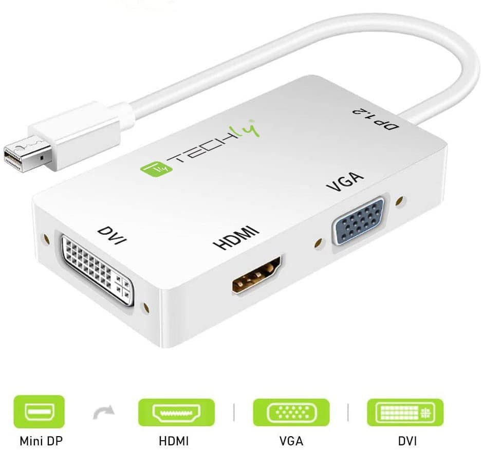 Adattatore 3 in 1 Mini DisplayPort 1.2 (Thunderbolt) a HDMI/DVI/VGA in  Scontolo.net - Potenza, commercioVirtuoso.it