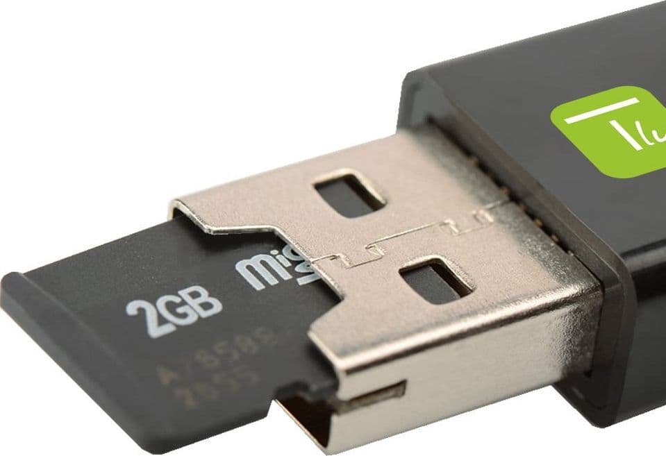 Cavo USB OTG Micro B / USB A con Lettore Micro SD/SDHC 26cm Nero in Lettori schede di memoria esterni Scontolo.net - Potenza, commercioVirtuoso.it