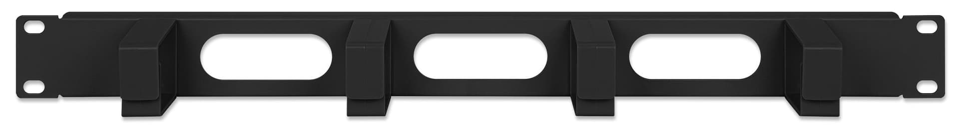 Pannello Passacavi 4 Anelli Corti 3 Fori 1U Nero in Clip fermacavi da parete Scontolo.net - Potenza, commercioVirtuoso.it