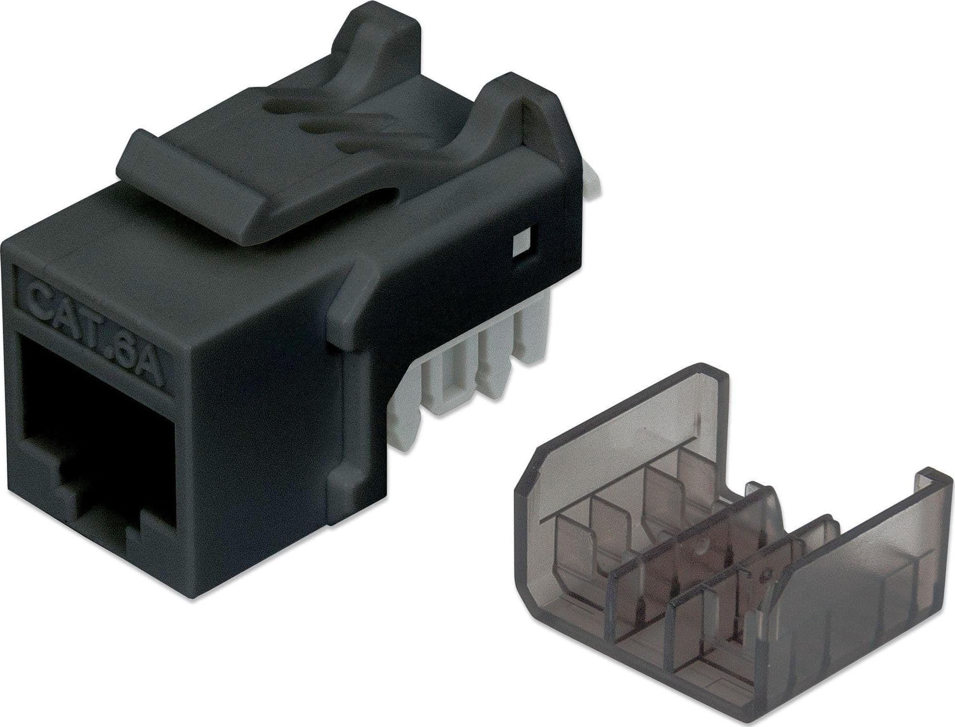 Frutto Keystone RJ45 Cat6A UTP 10 Gigabit Nero in Cavi Ethernet Scontolo.net - Potenza, commercioVirtuoso.it