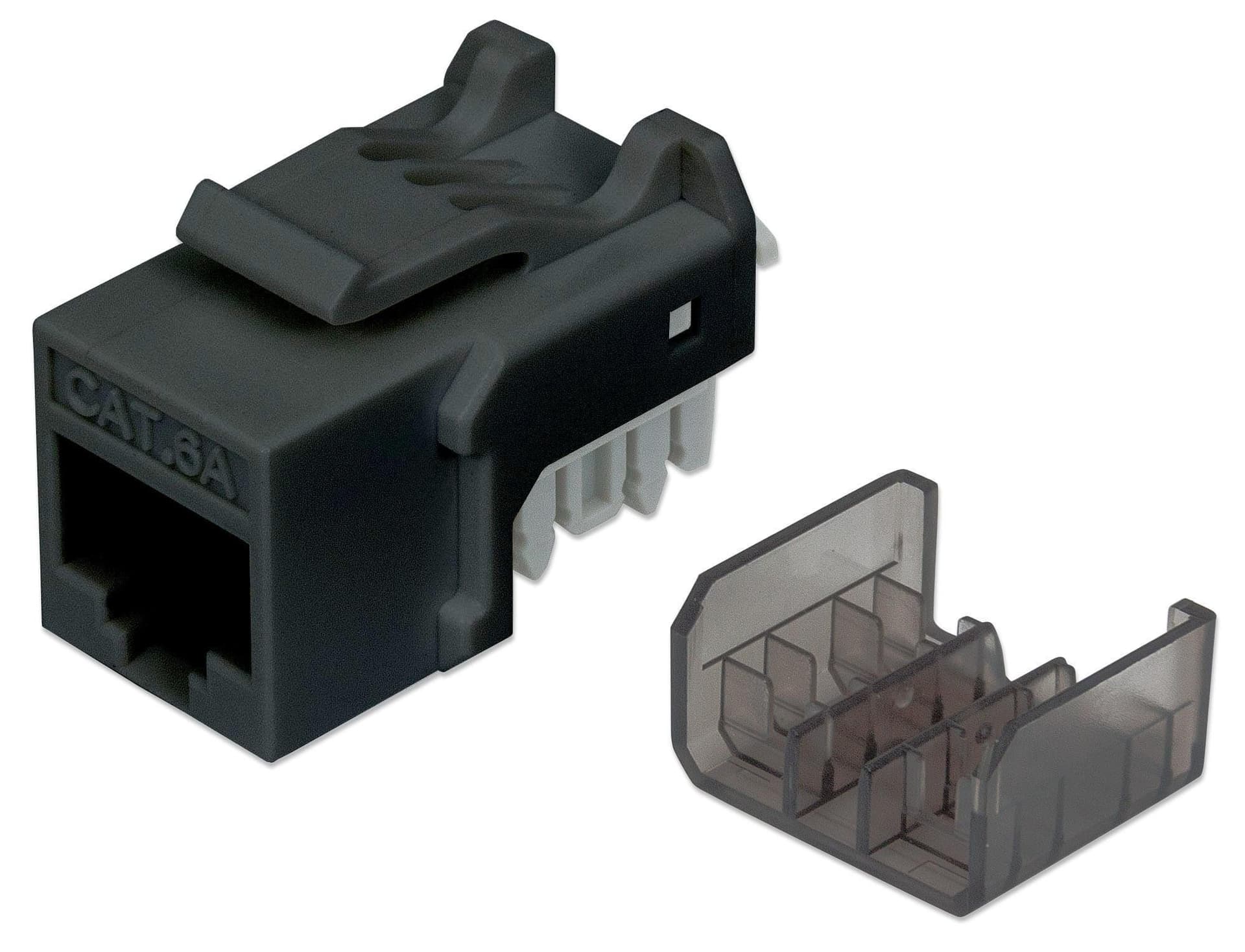 Frutto Keystone RJ45 Cat6A UTP 10 Gigabit Nero in Cavi Ethernet Scontolo.net - Potenza, commercioVirtuoso.it