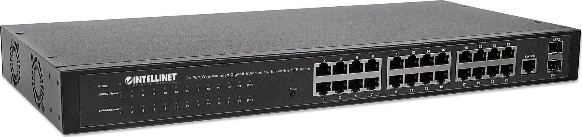 Switch 24 porte Web-Managed Gigabit Ethernet con 2 porte SFP in  Scontolo.net - Potenza, commercioVirtuoso.it