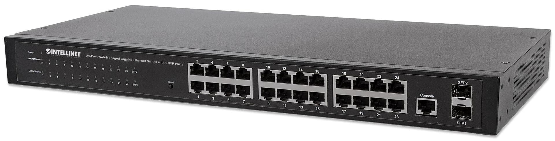 Switch 24 porte Web-Managed Gigabit Ethernet con 2 porte SFP in  Scontolo.net - Potenza, commercioVirtuoso.it