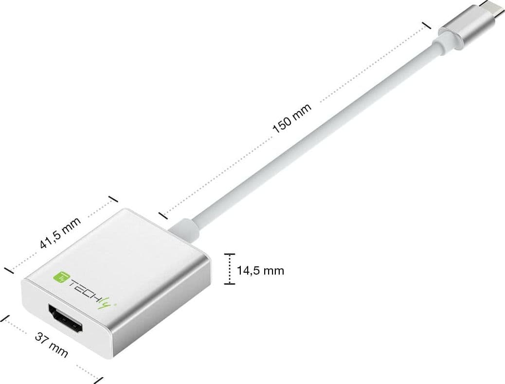 Cavo Convertitore Adattatore da USB-C&trade M a HDMI 1.4 F in Cavi HDMI Scontolo.net - Potenza, commercioVirtuoso.it
