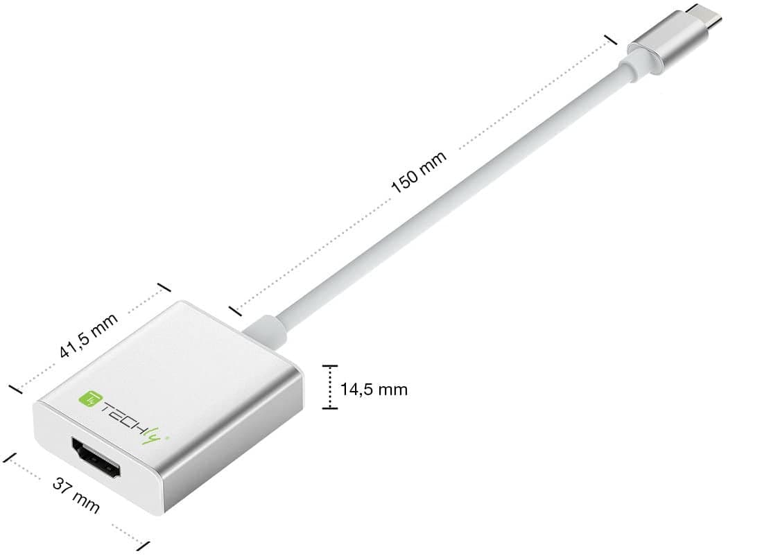 Cavo Convertitore Adattatore da USB-C&trade M a HDMI 1.4 F in Cavi HDMI Scontolo.net - Potenza, commercioVirtuoso.it