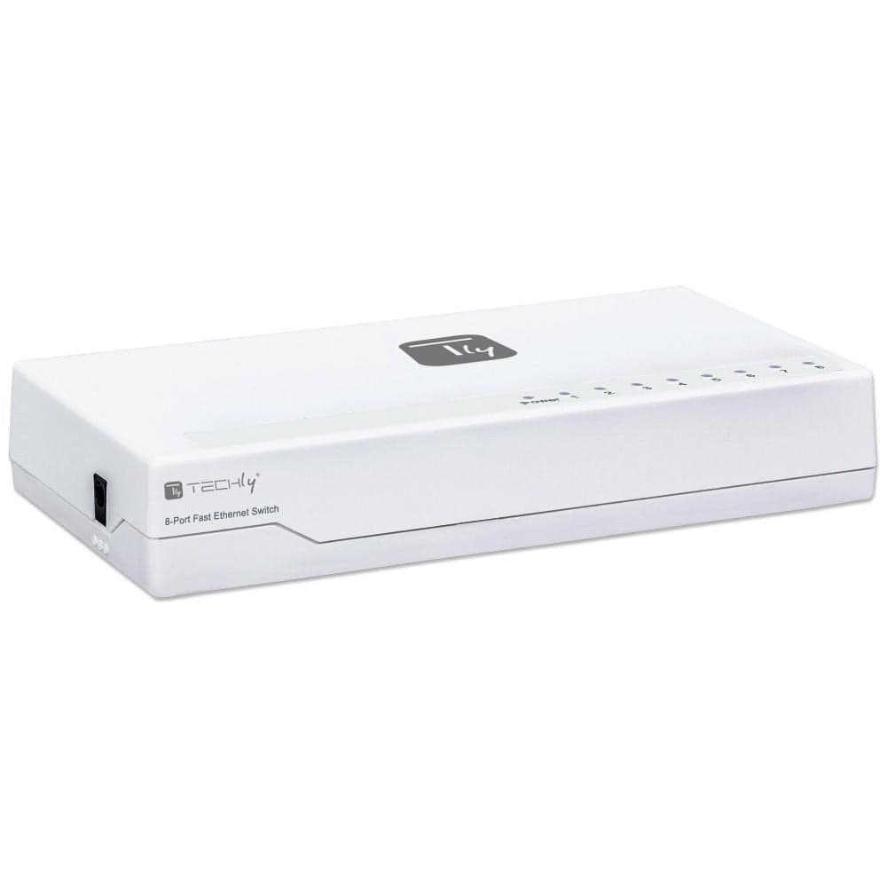 Switch Hub 10/100 Mbps Fast Ethernet 8 Porte in  Scontolo.net - Potenza, commercioVirtuoso.it