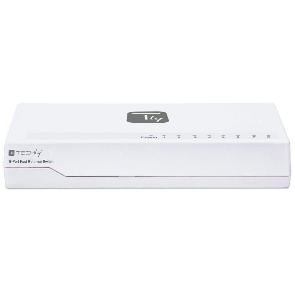 Switch Hub 10/100 Mbps Fast Ethernet 8 Porte in  Scontolo.net - Potenza, commercioVirtuoso.it