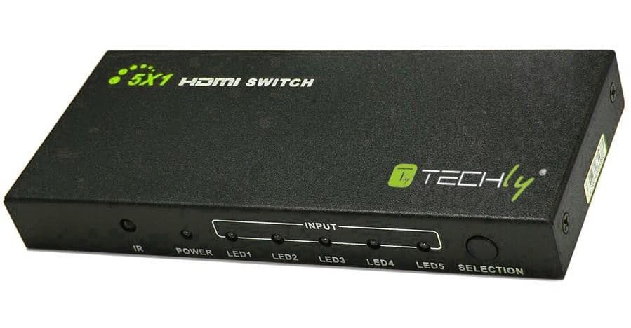 Switch HDMI 5 IN 1 OUT con Telecomando 4K UHD 3D in Selettori audio-video Scontolo.net - Potenza, commercioVirtuoso.it