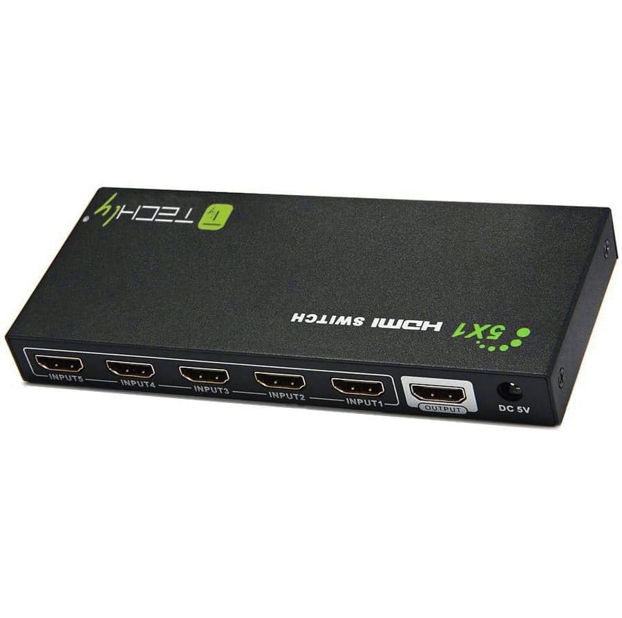 Switch HDMI 5 IN 1 OUT con Telecomando 4K UHD 3D in Selettori audio-video Scontolo.net - Potenza, commercioVirtuoso.it