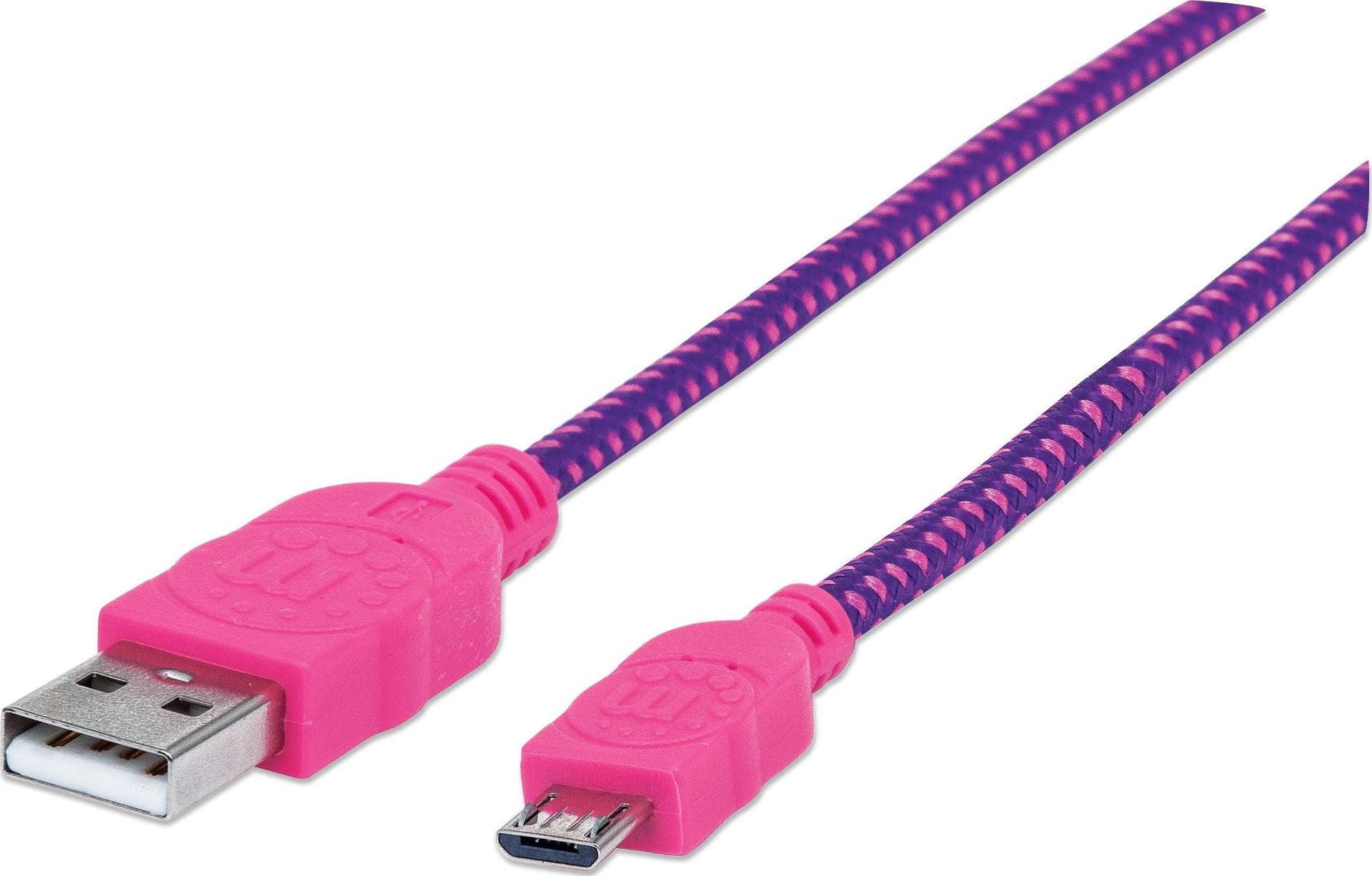 Cavo Micro USB Guaina Intrecciata USB/MicroUsb 1.8m Viola/Fucsia in Guaine per cavi Scontolo.net - Potenza, commercioVirtuoso.it