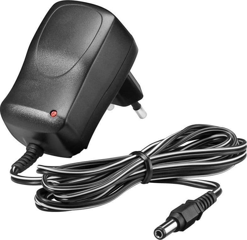 Alimentatore AC/DC 12V 600mA Plug 5.5 x 2.1mm Nero in Adattatori da viaggio Scontolo.net - Potenza, commercioVirtuoso.it