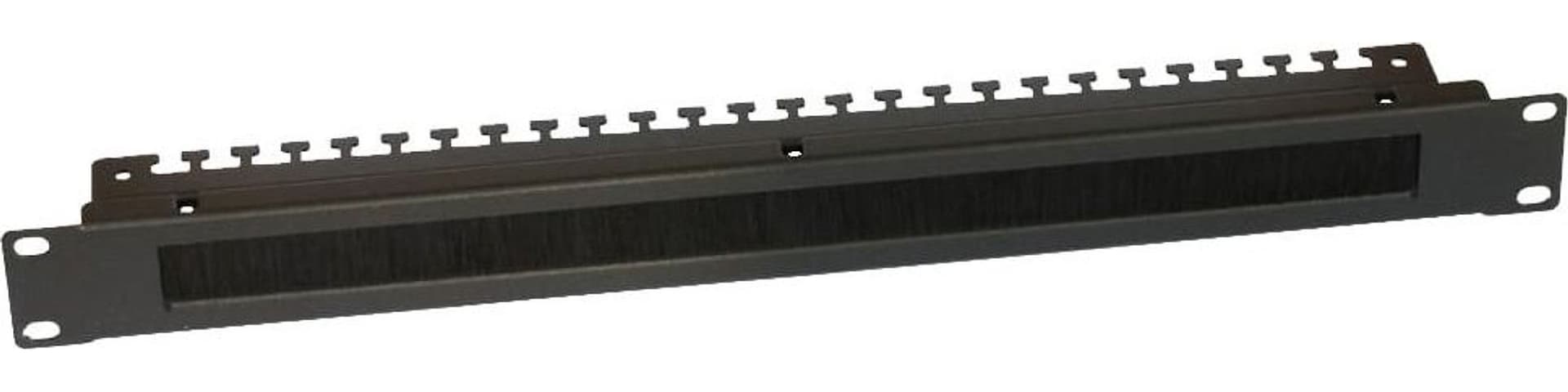 Pannello Passacavi 1U con Coda Fissacavi e Spazzola Antipolvere Nero in Guaine per cavi Scontolo.net - Potenza, commercioVirtuoso.it