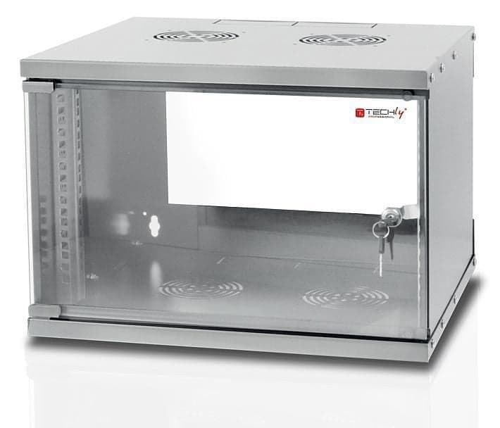 Armadio Rack 19'' a Muro 6U prof. 450 Grigio Assemblato in  Scontolo.net - Potenza, commercioVirtuoso.it