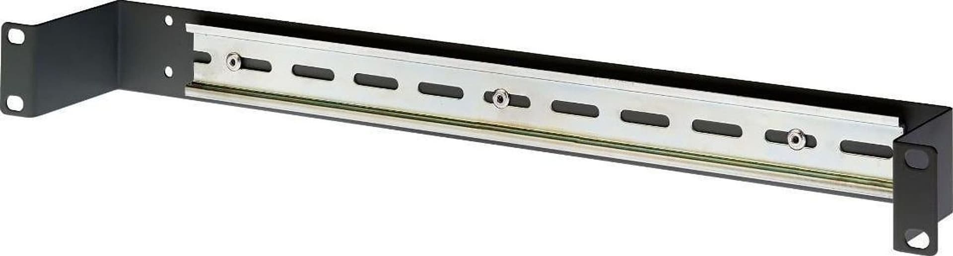 Contenitore Guida DIN 1U per Armadi 19'' Nero