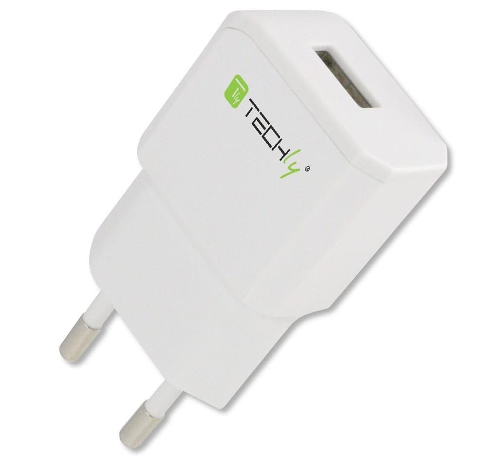 Alimentatore da Rete Italiana 1 porta USB 5V/2.1A Bianco in Caricabatterie da muro Scontolo.net - Potenza, commercioVirtuoso.it