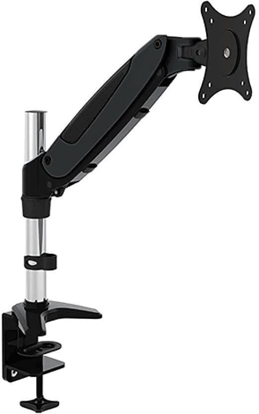 Supporto Tubolare a Gas da Scrivania per Monitor 15-27'' 360mm Nero in Supporti Scontolo.net - Potenza, commercioVirtuoso.it