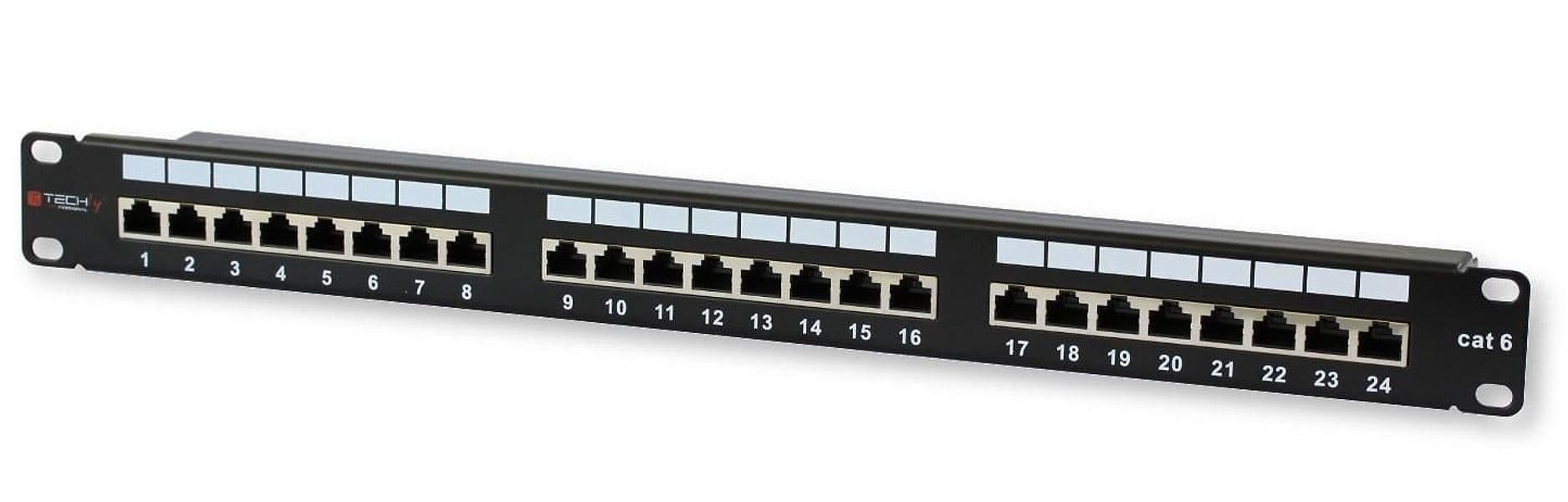 Pannello Patch STP 24 Posti RJ45 Cat.6 Techly in Cavi Ethernet Scontolo.net - Potenza, commercioVirtuoso.it