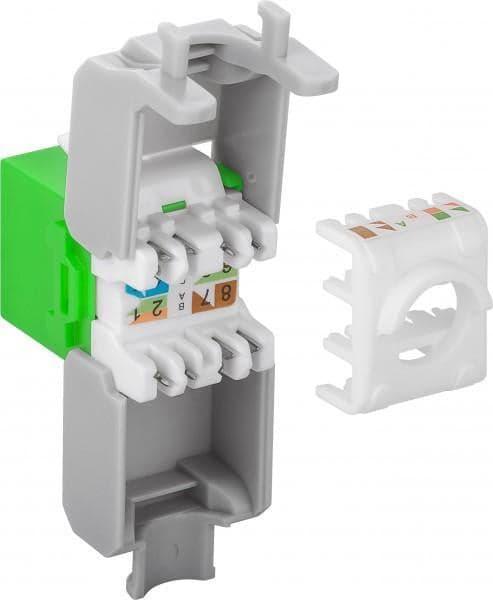 Frutto Keystone RJ45 Cat6A UTP 500MHz Verde in Cavi Ethernet Scontolo.net - Potenza, commercioVirtuoso.it