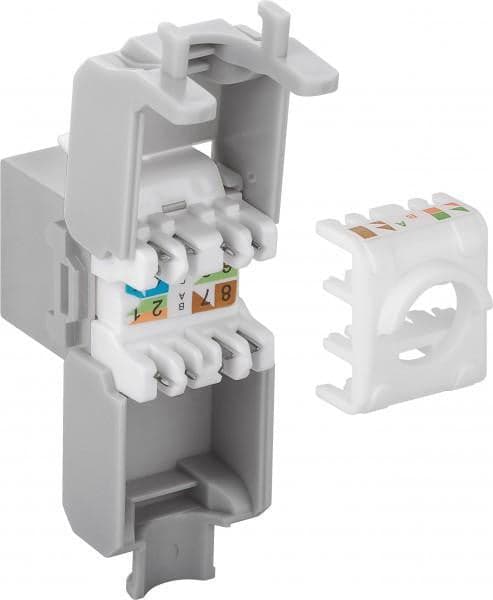 Frutto Keystone RJ45 Cat6A UTP 500MHz Grigio in Cavi Ethernet Scontolo.net - Potenza, commercioVirtuoso.it