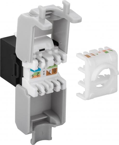 Frutto Keystone RJ45 Cat6A UTP 500MHz Nero in Cavi Ethernet Scontolo.net - Potenza, commercioVirtuoso.it