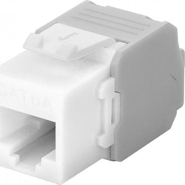 Frutto Keystone RJ45 Cat6A UTP 500MHz Bianco in Cavi Ethernet Scontolo.net - Potenza, commercioVirtuoso.it