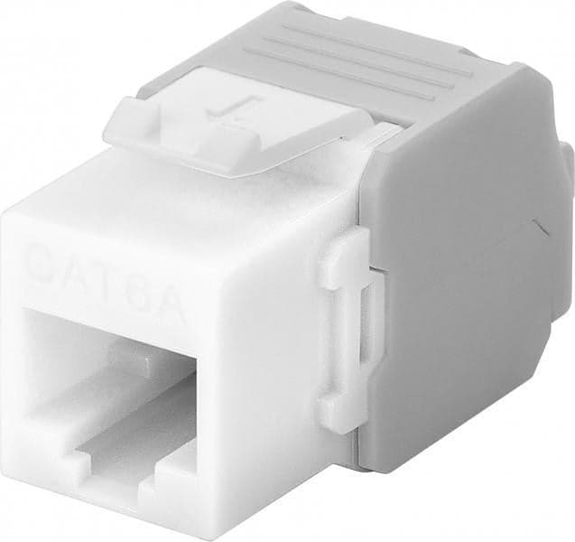 Frutto Keystone RJ45 Cat6A UTP 500MHz Bianco in Cavi Ethernet Scontolo.net - Potenza, commercioVirtuoso.it