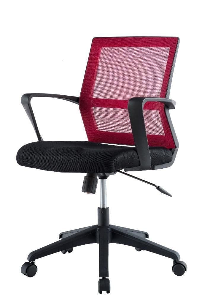 Sedia per Ufficio con Schienale Medio Nero/Bordeaux in Sedie da scrivania Scontolo.net - Potenza, commercioVirtuoso.it
