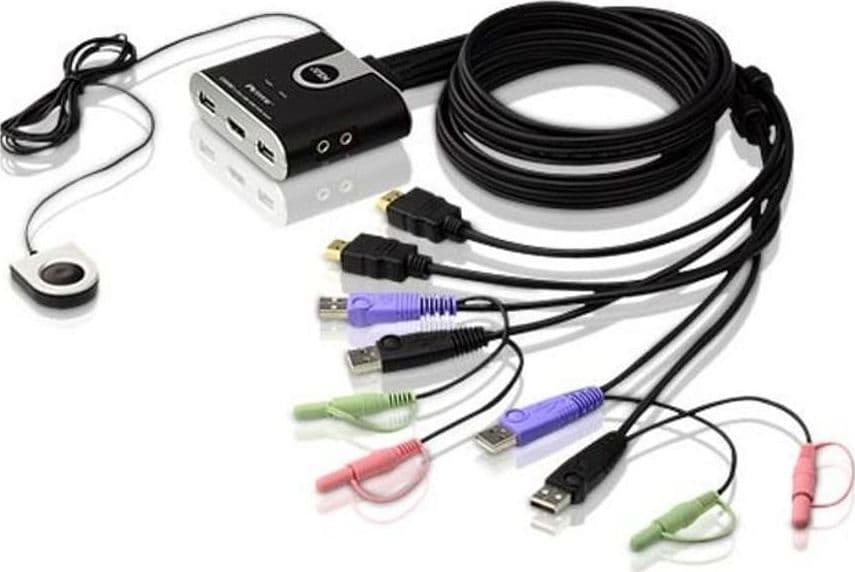 Switch KVM USB HDMI a 2 porte con Audio, CS692 in  Scontolo.net - Potenza, commercioVirtuoso.it