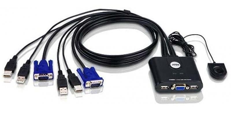 Switch KVM USB VGA a 2 porte, CS22U in  Scontolo.net - Potenza, commercioVirtuoso.it
