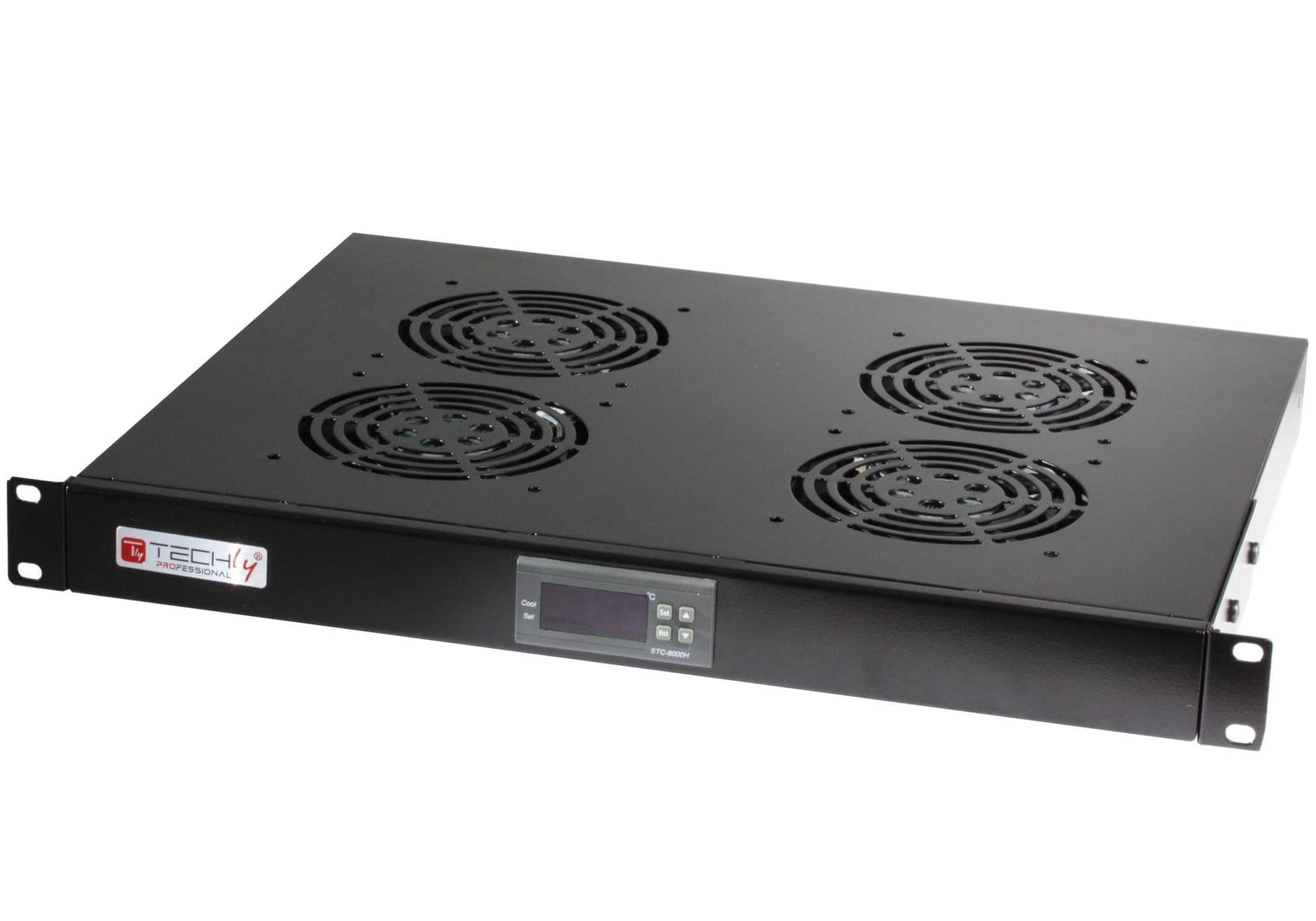 Gruppo 4 Ventole 1U per Rack 19'' con Termostato LED Nero in  Scontolo.net - Potenza, commercioVirtuoso.it