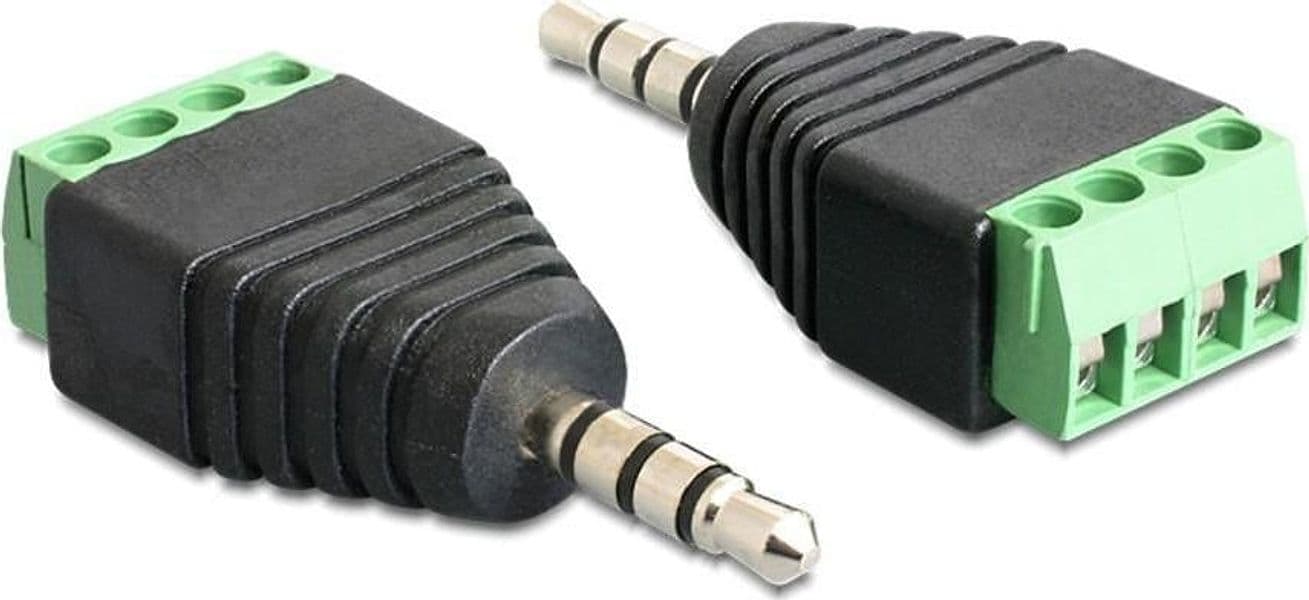 Adattatore Audio 3.5 mm Maschio a Terminal Block 4 pin