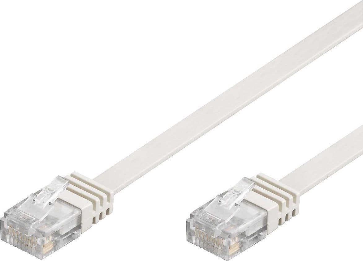 Cavo di Rete Patch Piatto in Rame Cat.6 UTP 10m Bianco in Cavi Ethernet Scontolo.net - Potenza, commercioVirtuoso.it
